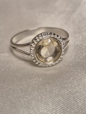 Handmade Sterling Silver Citrine Soutwest Ring